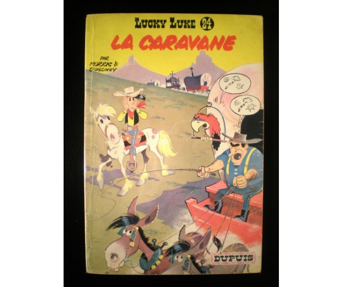 Lucky Luke N°24 La caravane EO 1964 Morris Goscinny