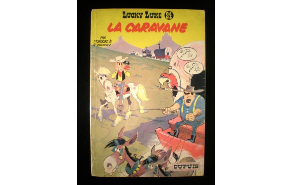 Lucky Luke N°24 La caravane EO 1964 Morris Goscinny