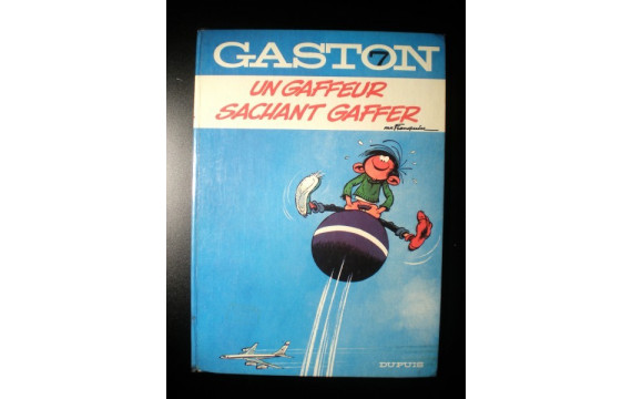 Un gaffeur sachant gaffer Gaston Lagaffe N°7 EO Franquin TBE