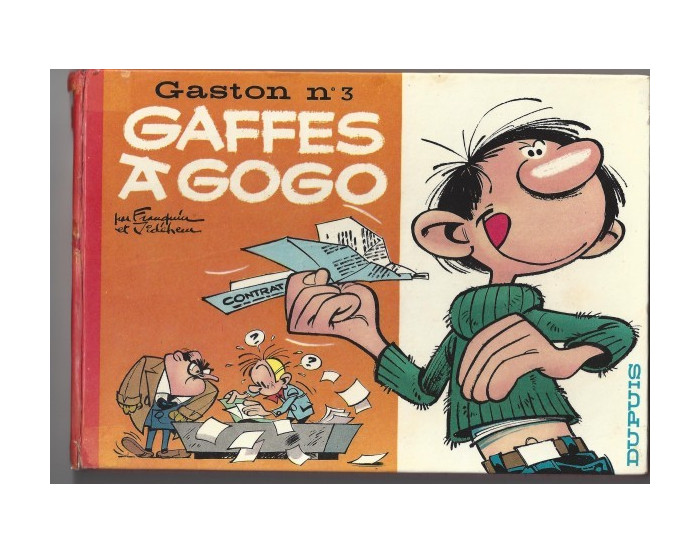 Gaffes à Gogo Gaston Lagaffe N° 3 1964 Franquin Bon état