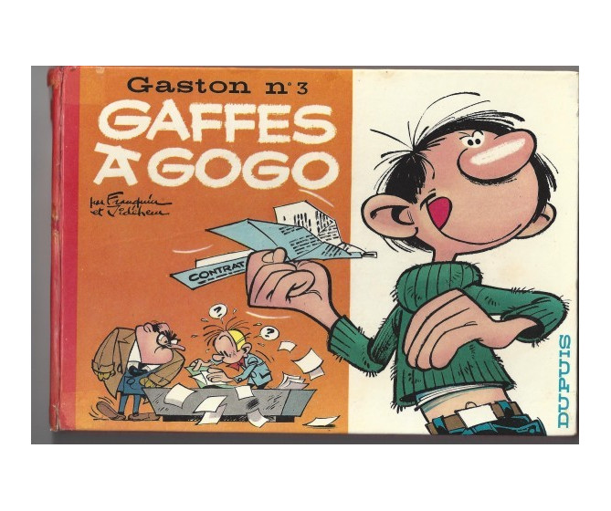 Gaffes à Gogo Gaston Lagaffe N° 3 1964 Franquin Bon état