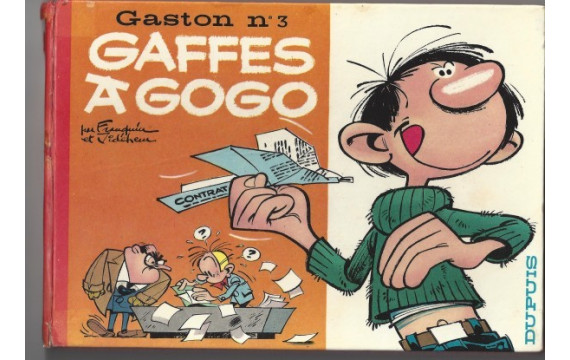 Gaffes à Gogo Gaston Lagaffe N° 3 1964 Franquin Bon état
