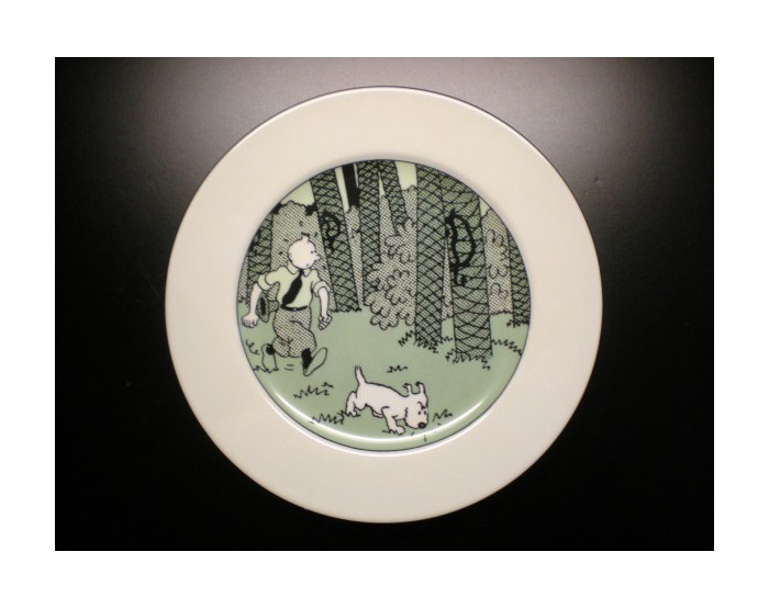 Assiette Porcelaine Tintin Axis 