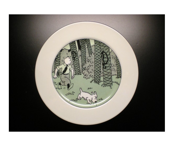 Assiette Porcelaine Tintin Axis 