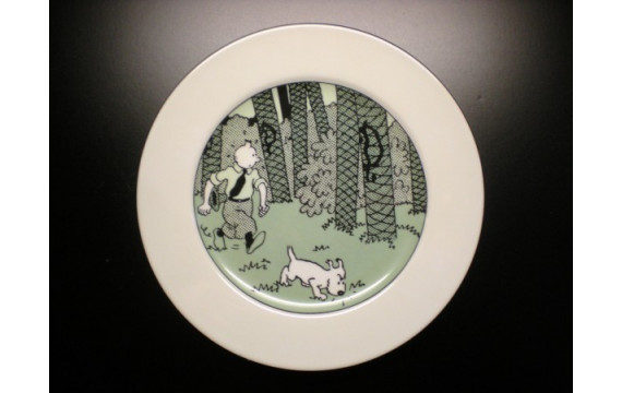 Assiette Porcelaine Tintin Axis 
