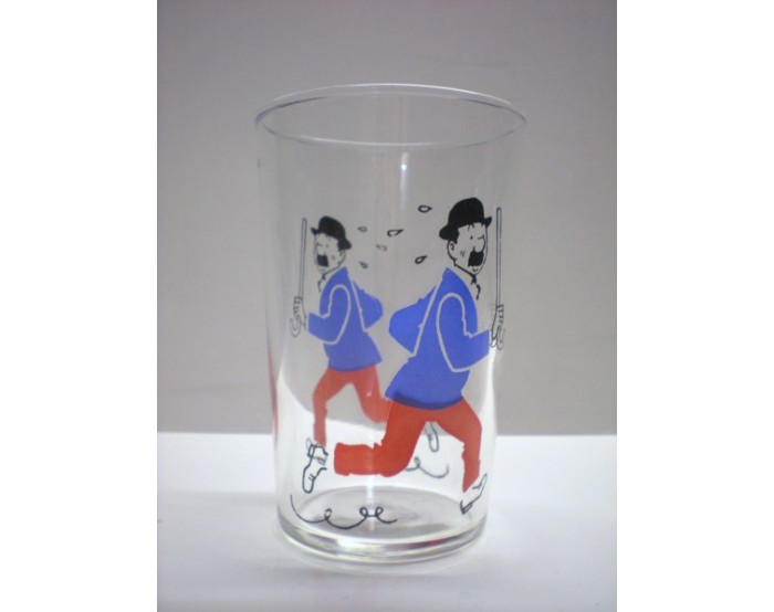 Premier Verre Tintin Dupont édité par Cera années 60  ETAT NEUF