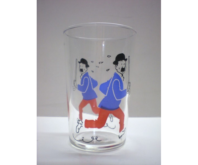 Premier Verre Tintin Dupont édité par Cera années 60  ETAT NEUF