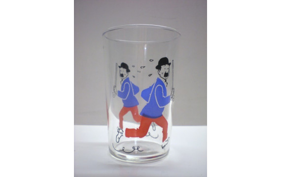 Premier Verre Tintin Dupont édité par Cera années 60  ETAT NEUF