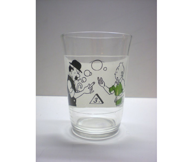 RARISSIME Verre AD N°3 Moutarderie Nivelloise PROCHE DU NEUF