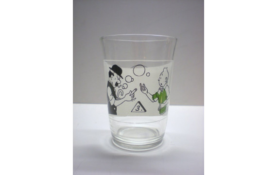 RARISSIME Verre AD N°3 Moutarderie Nivelloise PROCHE DU NEUF