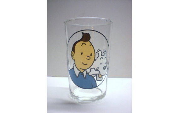 Verre Tintin et  Milou Série sans indications ETAT NEUF 