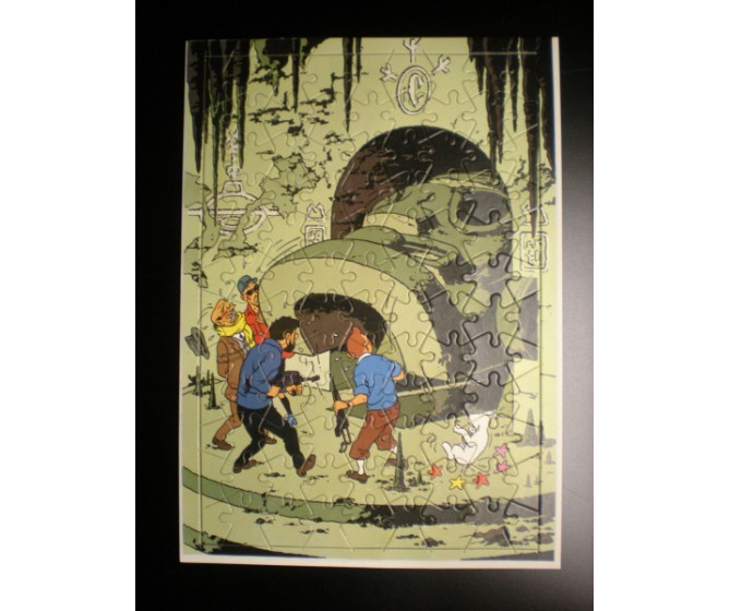 Puzzle Vol 714 pour Sydney Chèque Tintin Années 70' ETAT NEUF