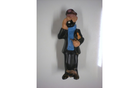 RARISSIME Figurine Haddock Delacoste 1967