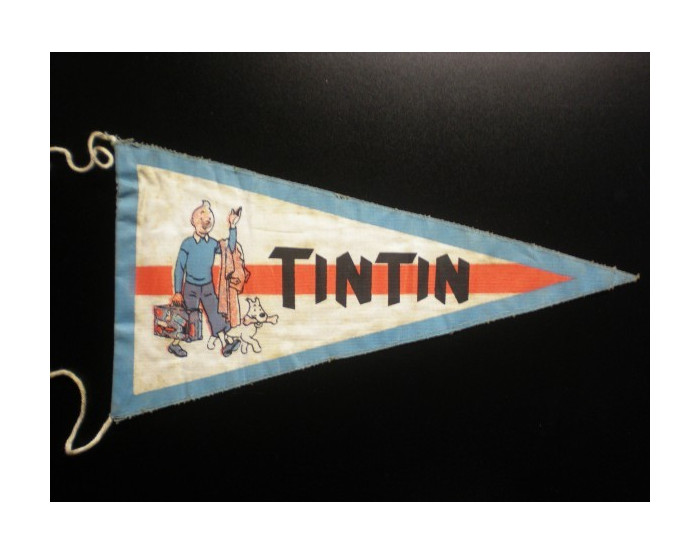 Rarissime Ancien Fanion Tintin 