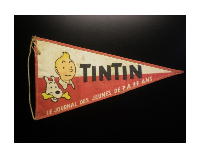 Ancien fanion Journal Tintin