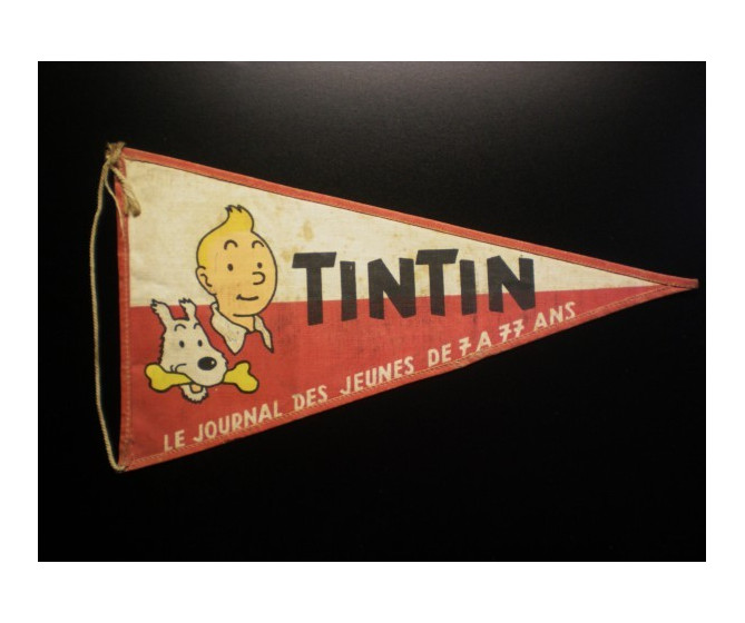 Ancien fanion Journal Tintin