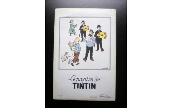 Le papier de Tintin Papier à lettre Pelletier TTBE