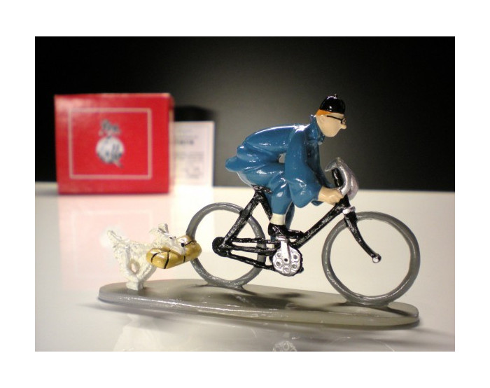 Pixi Hergé Tintin et Milou à Vélo Lotus bleu Ref 4524 B + C