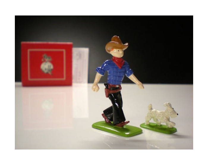 Pixi Hergé Tintin cow-boy en Amérique Ref 4522 B + C 