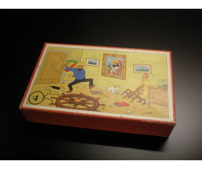 Puzzle en bois Tintin N°4 Le secret de la licorne TBE incomplet - Rue du  Labrador