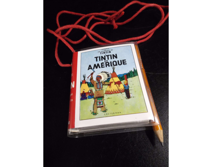 RARE Petit Livre de notes Tintin en Amérique Graffiting 1979