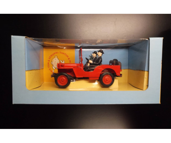 Jeep Hapax Tintin au pays de l'or noir 1/18e TBE 