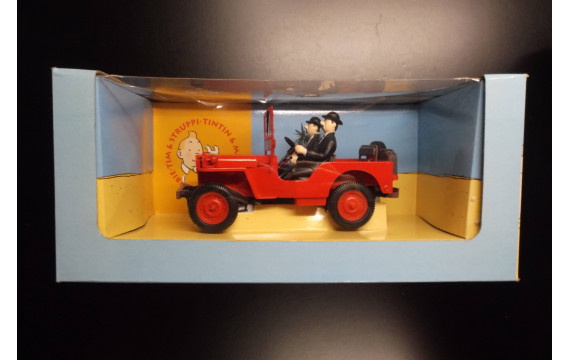 Jeep Hapax Tintin au pays de l'or noir 1/18e TBE 