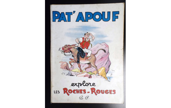 Pat Apouf explore les roches rouges EO 1955 Gervy BON ETAT 