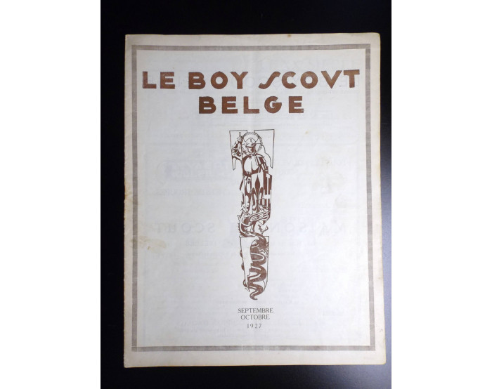 RARISSIME Revue Le Boy scout belge Septembre 1927 BON ETAT  