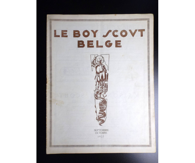 RARISSIME Revue Le Boy scout belge Septembre 1927 BON ETAT