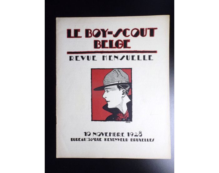 RARISSIME Revue Le Boy scout belge Novembre 1928 TRES TRES BON ETAT