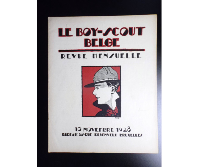 RARISSIME Revue Le Boy scout belge Novembre 1928 TRES TRES BON ETAT