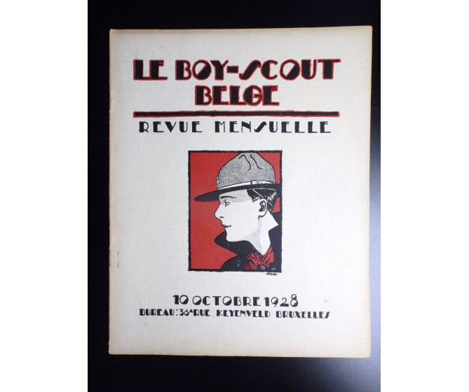 RARISSIME Revue Le Boy scout belge Octobre 1928 TRES TRES BON ETAT