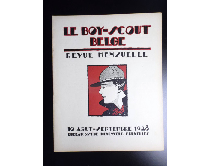 RARISSIME Revue Le Boy scout belge Aout Septembre 1928 TRES TRES BON ETAT 