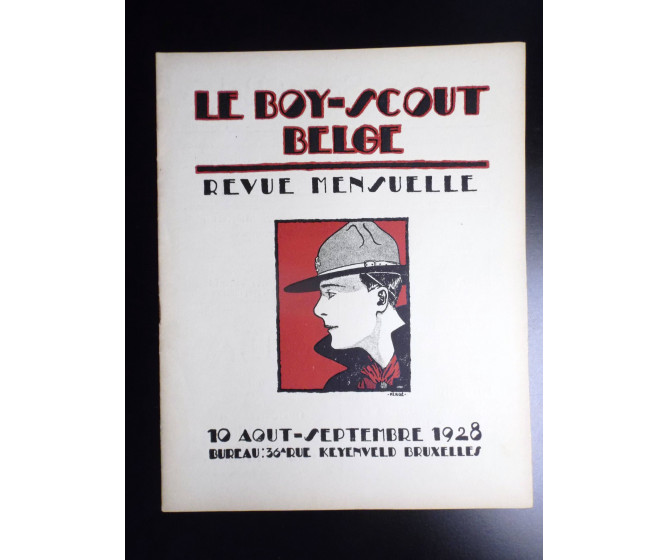 RARISSIME Revue Le Boy scout belge Aout Septembre 1928 ETAT NEUF 