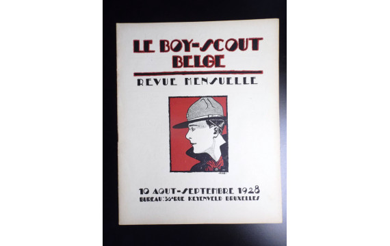 RARISSIME Revue Le Boy scout belge Aout Septembre 1928 ETAT NEUF 