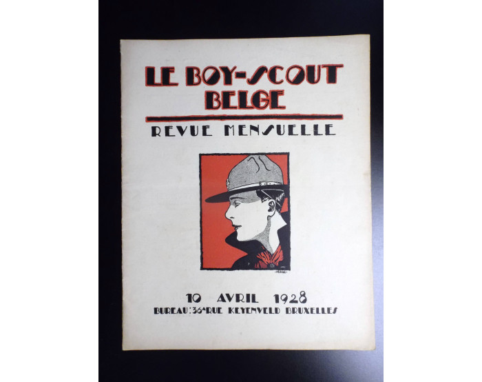 RARISSIME Revue Le Boy scout belge Avril 1928 TRES BON ETAT  