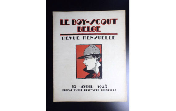 RARISSIME Revue Le Boy scout belge Avril 1928 TRES BON ETAT  