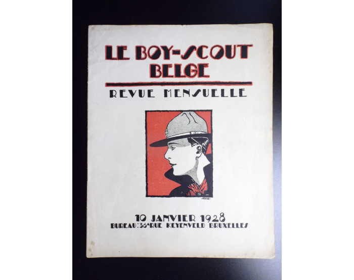 RARISSIME Revue Le Boy scout belge Janvier 1928 BON ETAT