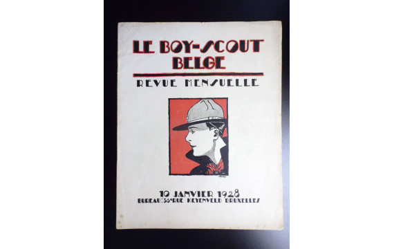 RARISSIME Revue Le Boy scout belge Janvier 1928  BON ETAT 