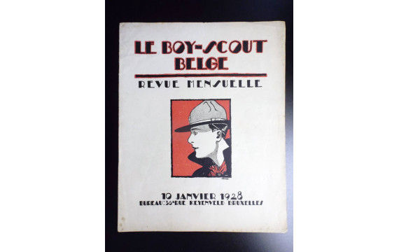 RARISSIME Revue Le Boy scout belge Janvier 1928  BON ETAT 