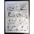 Planche originale Les 24 tours du Mhans de Denayer pour Junior en 1966 
