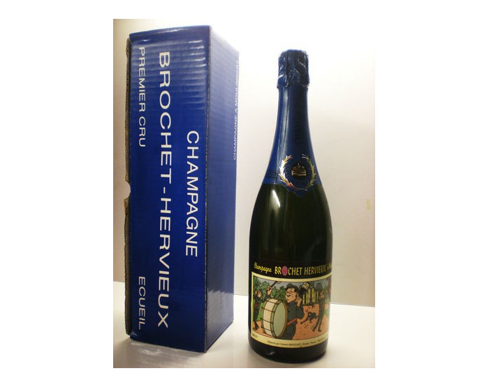 Bouteille champagne Tintin Brochet Hervieux Ecueil premier cru