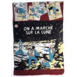 RARISSIME Echarpe en laine On a marché sur la Lune années 50 