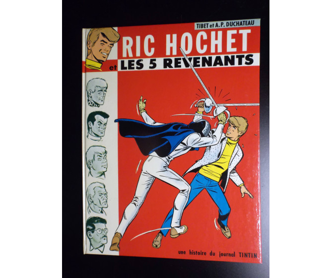 Ric Hochet Les cinq revenants EO 1970 ETAT NEUF
