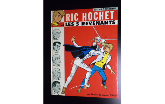 Ric Hochet Les cinq revenants EO 1970 ETAT NEUF 