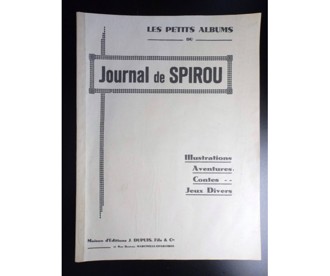 RARE Les petits albums du journal de Spirou 1941