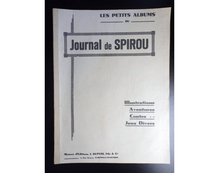 RARE Les petits albums du journal de Spirou 1940