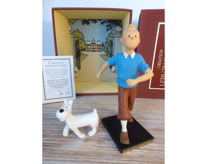 Statuettes Tintin et Milou Les Bijoux de la Castafiore B + C DISPONIBLE SUR DEMANDE