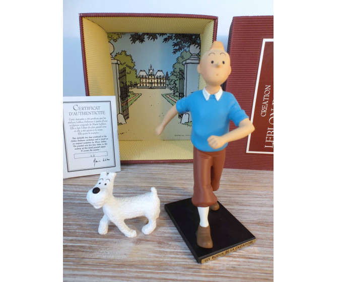 Statuettes Tintin et Milou Les Bijoux de la Castafiore B + C DISPONIBLE SUR DEMANDE